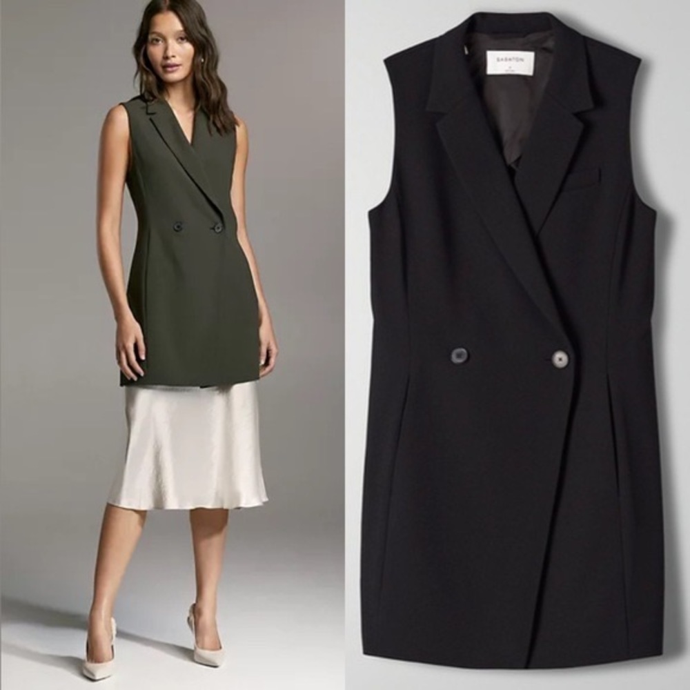 Aritzia Babaton Blazer Vest (Black), size 4 (would fit a size S)
